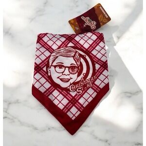A Christmas‎ Story Red Dog Bandana L Large Holiday Christmas Fetch NEW